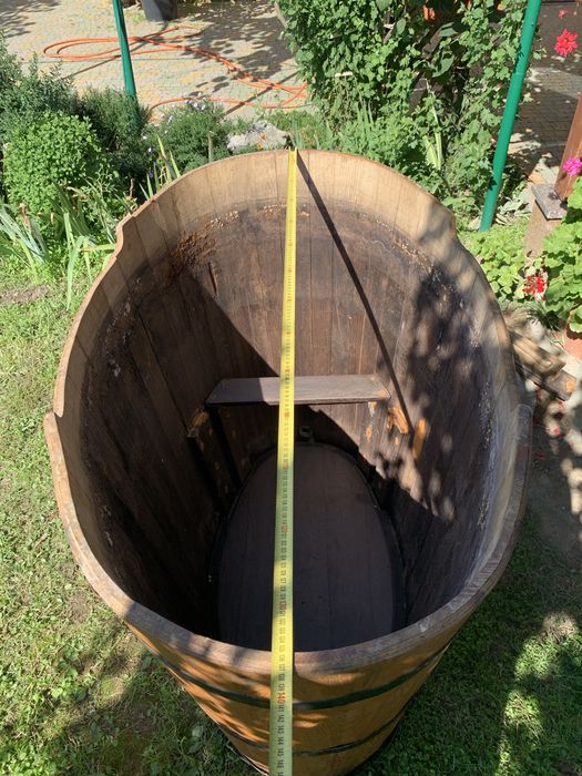 Купель, бочка дубова 138х85х112 для ДЕКОРУ