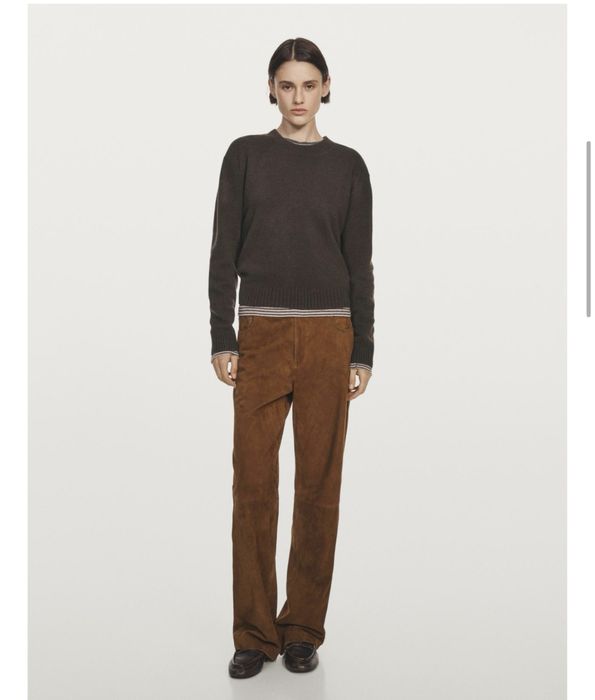 Коричневий светр Massimo Dutti xs