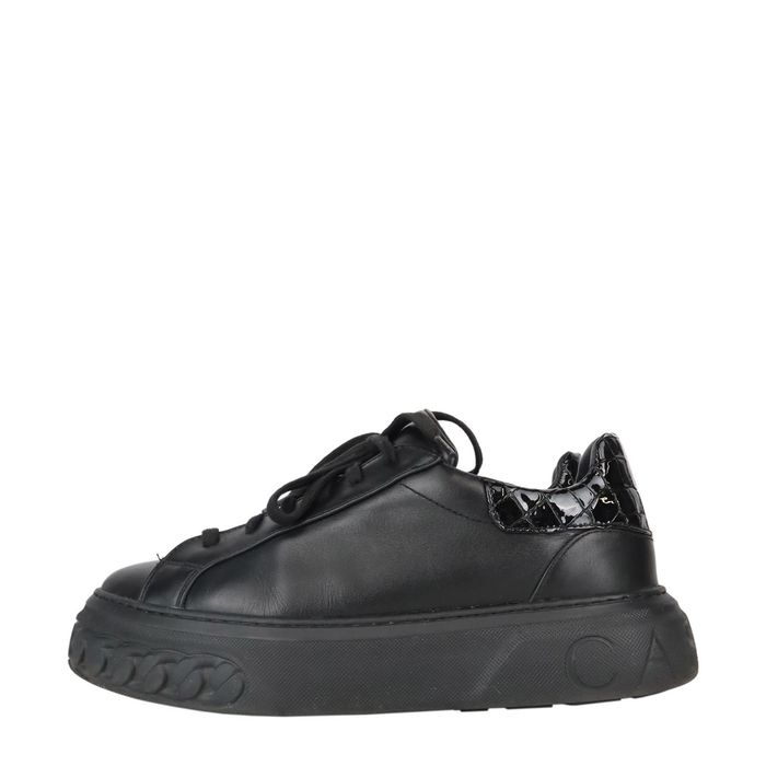Buty damskie Casadei, trampki, rozmiar 40, czarne, codzienne, sportowe SCH2846