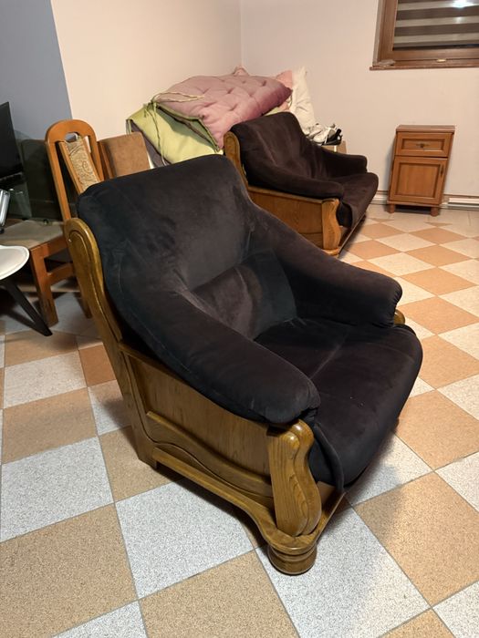 Fotel do salonu czarny