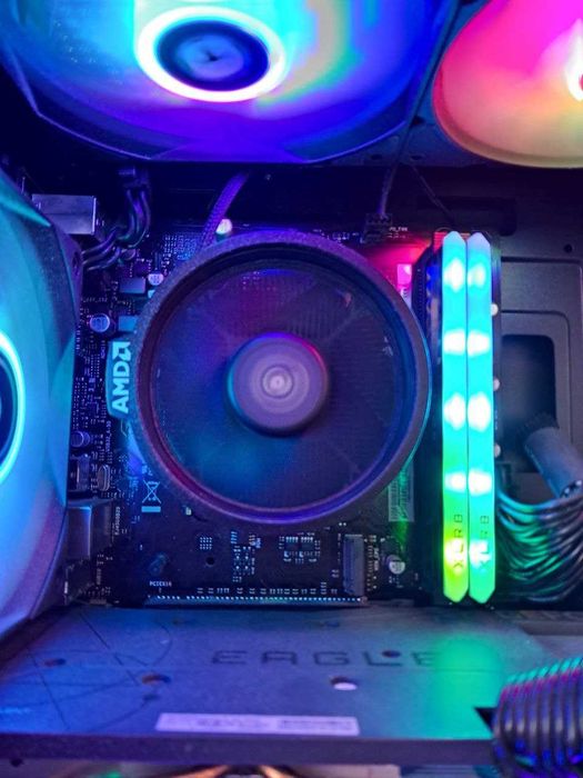 Zestaw/Płyta główna am4/Ryzen 5500/16 gb. Ddr4.