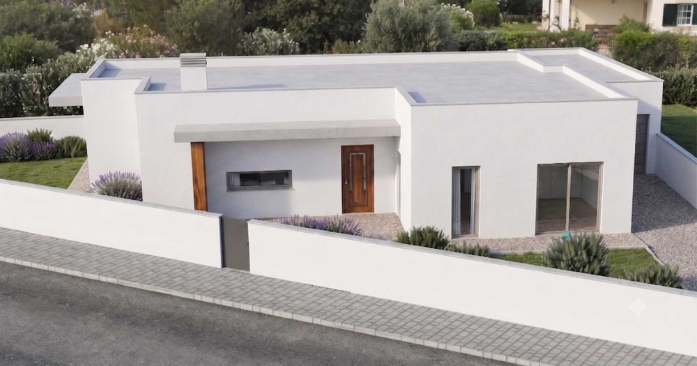 Moradia Térrea T3+1 Inserida Terreno 674 M² - 15Km da Ericeira