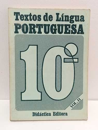 4 livros - Textos de Língua Portuguesa - 10º e 11º anos