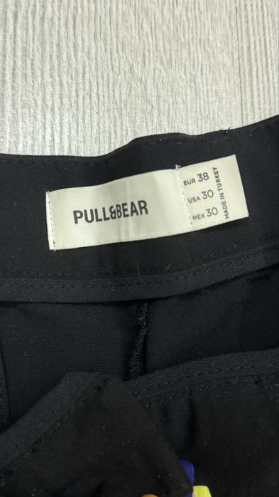 Шорты мужские черные Pull&Bear