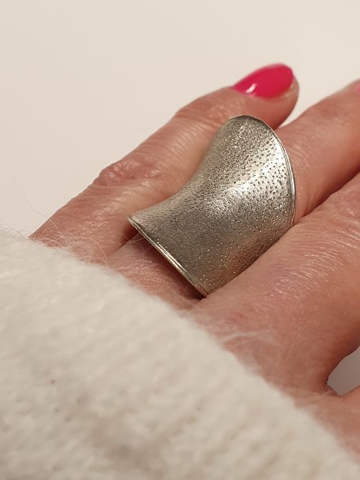 dużo pierścień srebro 925 piekny