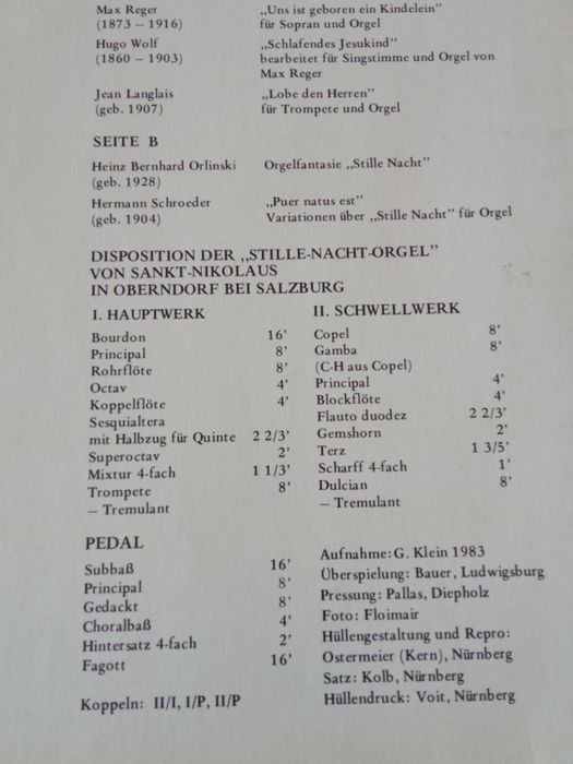 Вініл платівка Stille Nacht - Frieden Der Welt