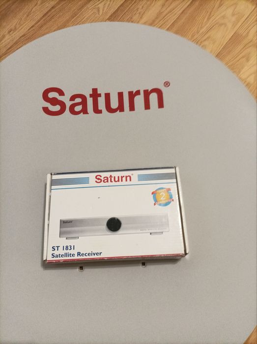 Супутникова тарілка Saturn + ресивер, новий