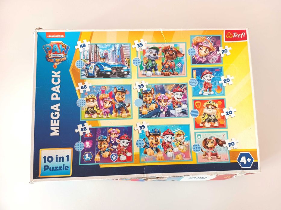 mega pack paka trefl psi patrol paw patrol puzzle ukladanka 10in1 10w1