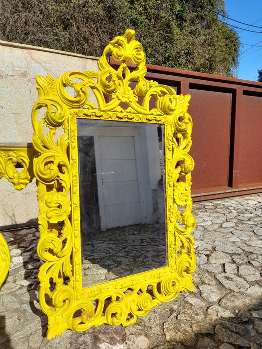 Aparador hall entrada com espelho