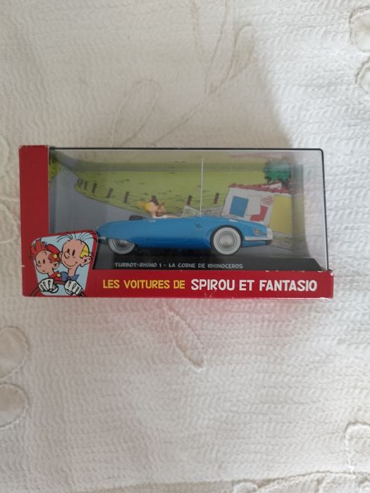 Miniatura colecionável do Spirou e Fantasio, escala 1/43. Veja os meus