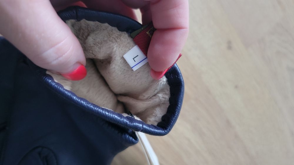 Rekawiczki SKORA naturalna nowe