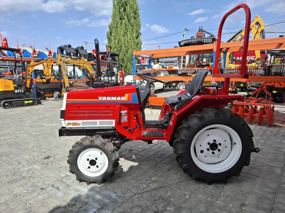 Trator Yanmar F16D 4x4 | Aro de proteção | Pneus Novos| Compacto