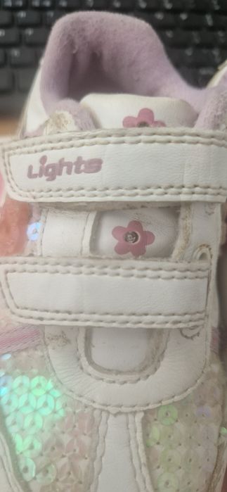 Clarks świecące adidaski rozmiar 7
