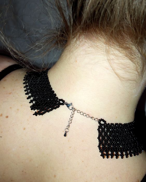 Силянки з бісеру Прикраса на шию ручна робота