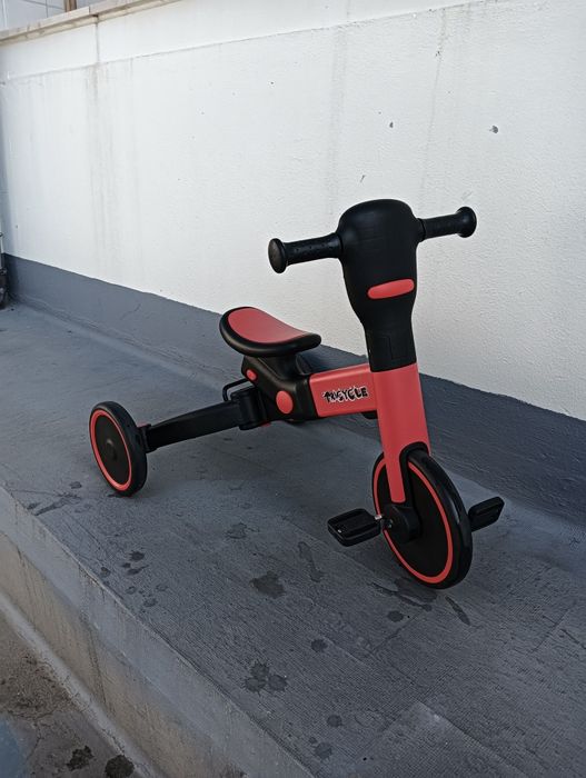 Triciclo e bicicleta evolutivo criança