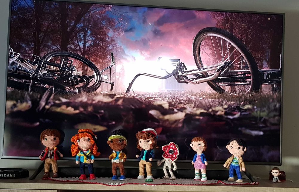 Stranger Things Feito à mão em Amigurumi