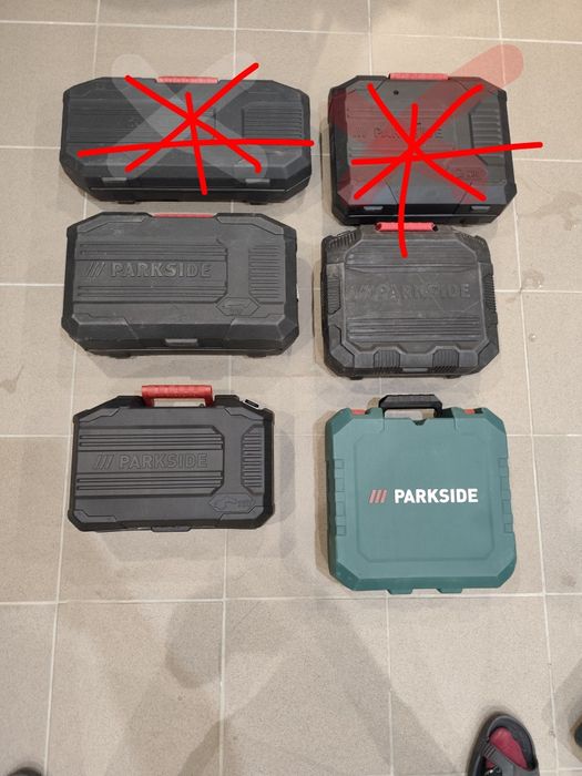 Skrzynka walizka elektronarzędzi Parkside cena za 1szt.