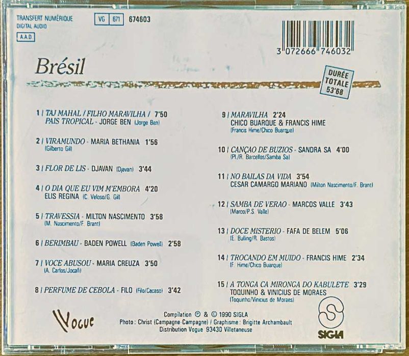 Brasil - Compilation - 1990 - CD