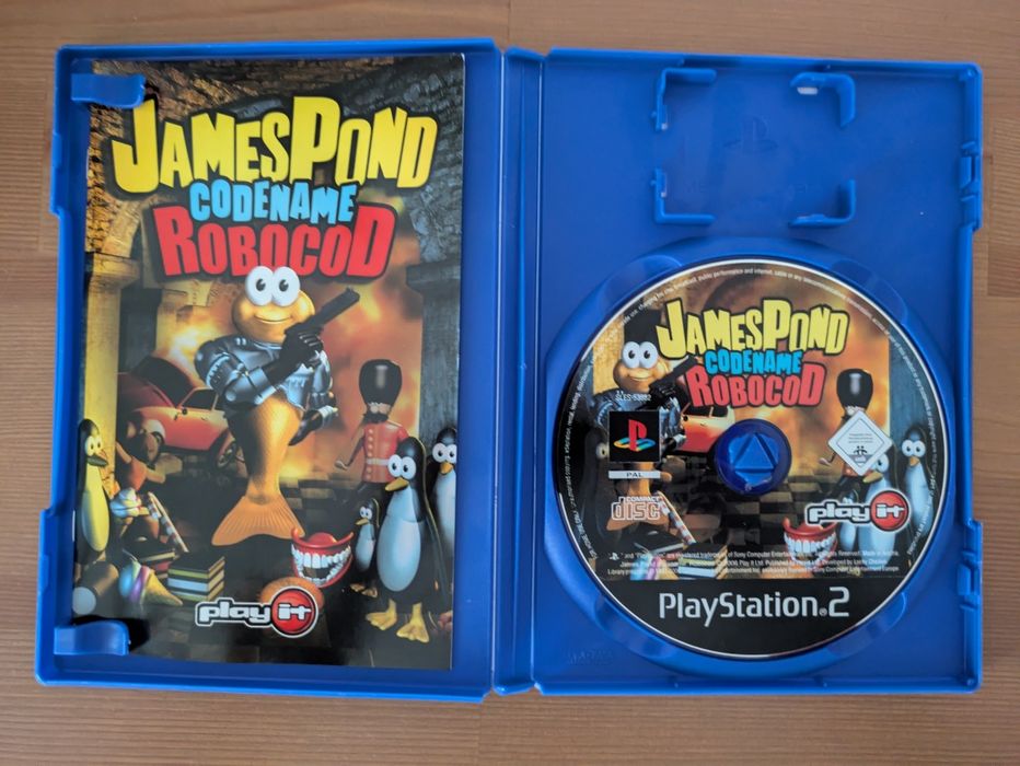 Jogo PS2 ( PlayStation 2 ) James Pond - Codename Robocod (Opt. Estado)