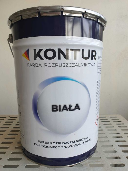 Farba drogowa kontur 33kg 20l nowa