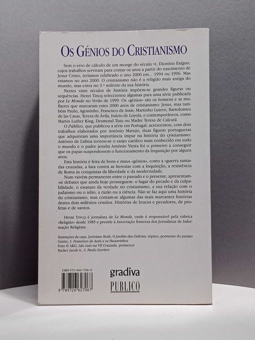 “ Os Génios do Cristianismo ” de Henry Tincq