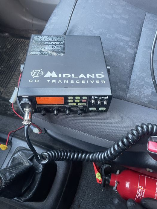 MIDLAND ALAN 48 PLUS MULTI CB Radio z płynnym RF Gain, Mic-Gain, ANL,