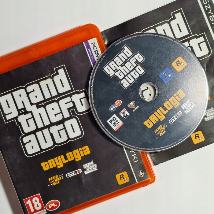 Gra PC - Komplet Grand Theft Auto - GTA - Trylogia - PL