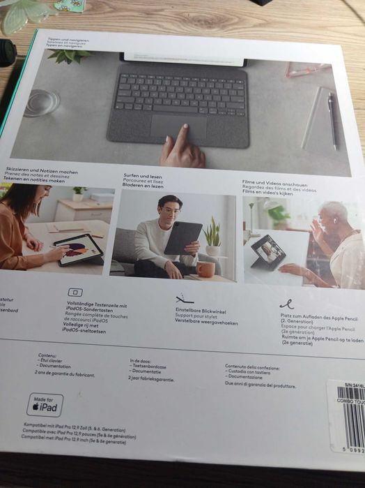 Чохол-клавіатура для Logitech Combo Touch Keyboard Case for iPad Pro