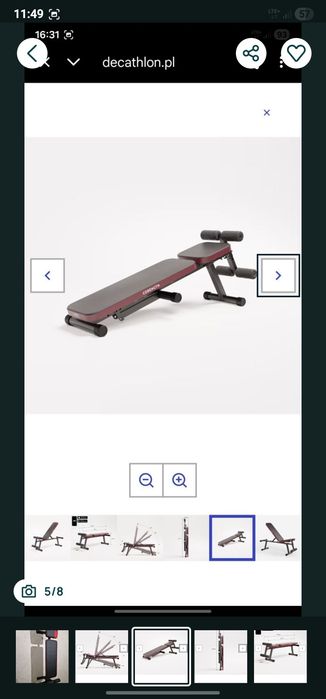 Ławka do cwiczeń treningu Corength Bench 500 Fold .Mozliwa Wysyłka