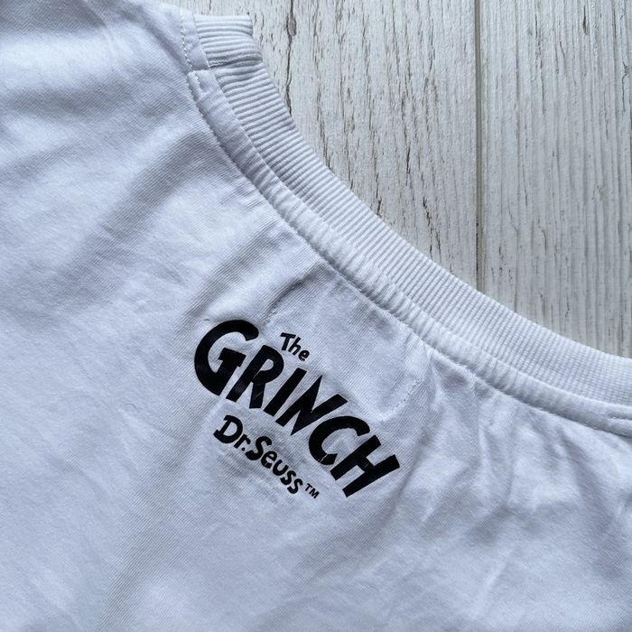 Biała męska koszulka świąteczna t-shirt The Grinch Dr. Seuss Reserved