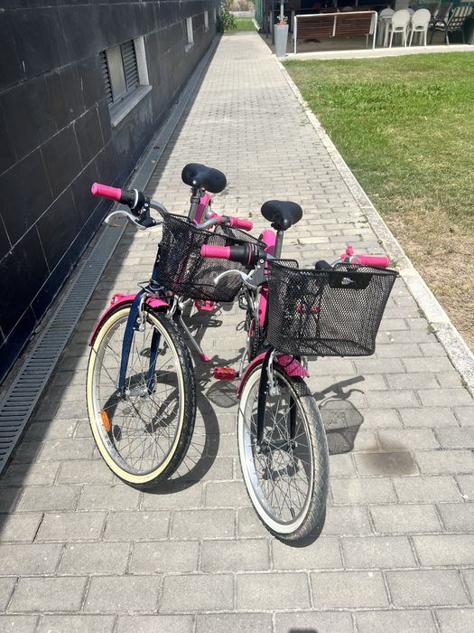 2 Bicicletas B'TWIN Criança – 20" e 24" – Cesto