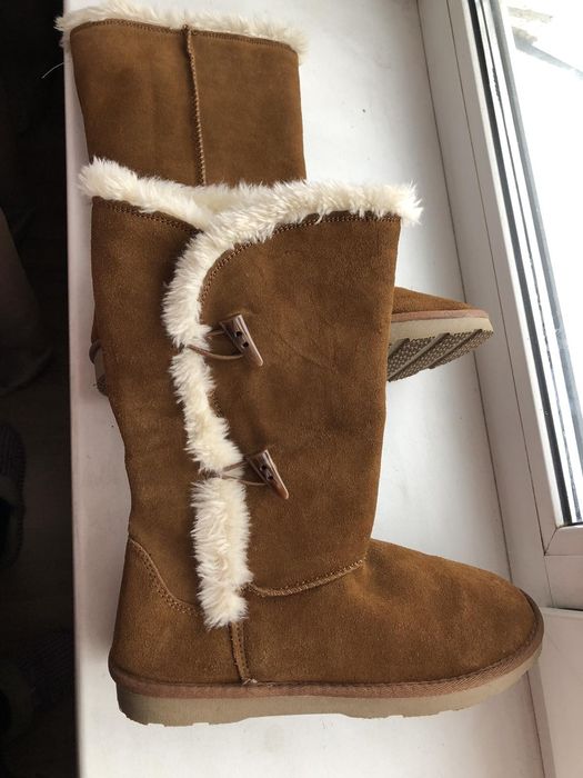 Довжина устілки 26 см ЗАМШ чоботи сапоги взуття угги черевики