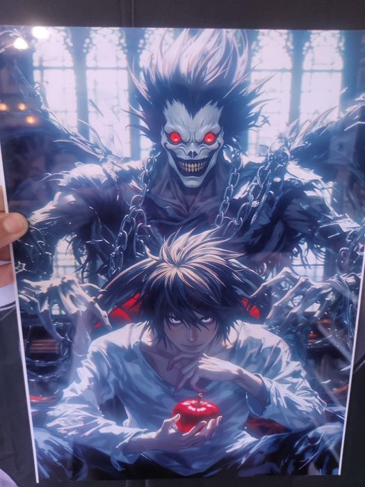 Death Note - quadro sublimação alumínio