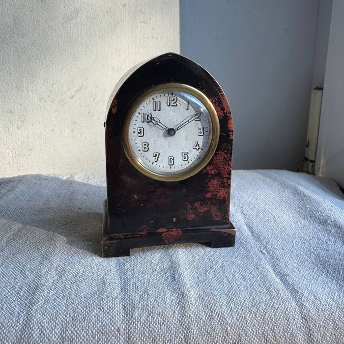 Zegar Budzik HAU Junghans początku XX wieku