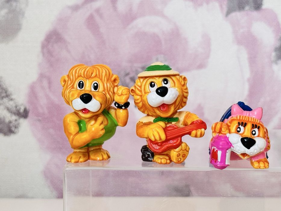 Kinder niespodzianka Ferrero Leo Venturas Lwy, vintage 1993