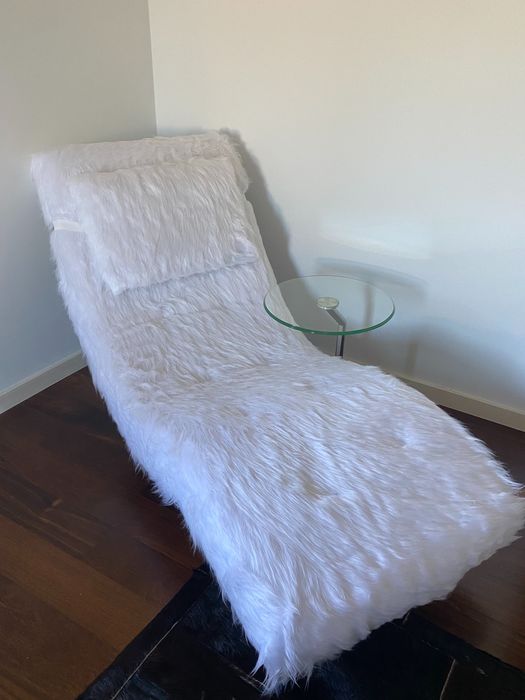 Sofá Chaise Longue de Pêlo da Interforma/Divani e Divani
