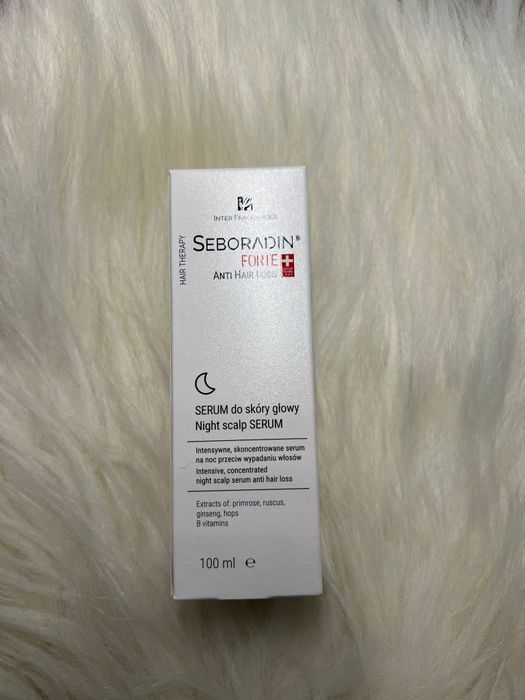 Seboradin Forte, Anti Hair Loss, Serum do skóry głowy na noc