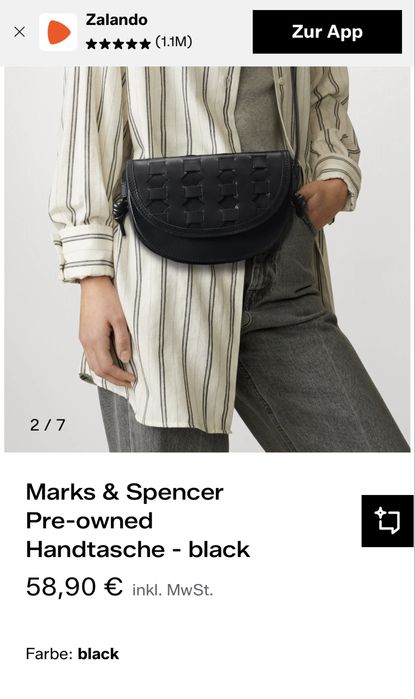 Нова шкіряна cross-body Mark Spencer