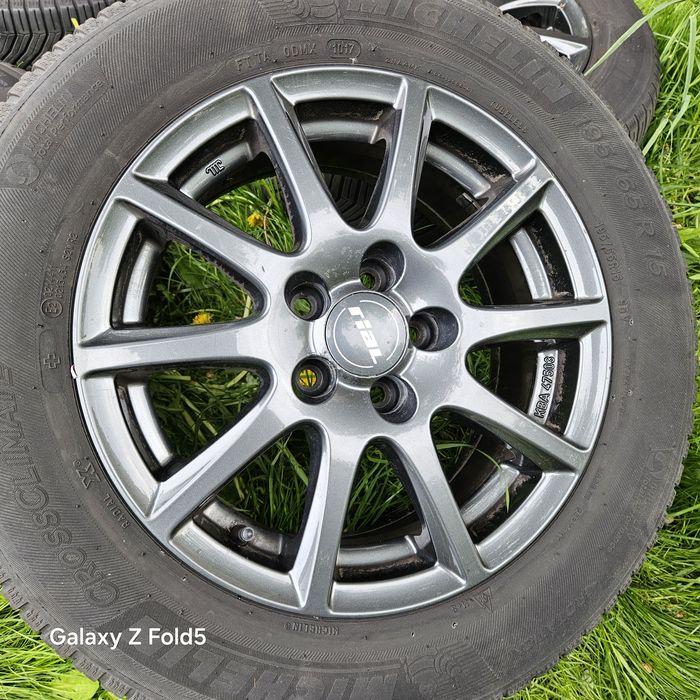 Koła całoroczne 195/65/15 Toyota Prius VW Golf IV Bora 5x100 ET38
