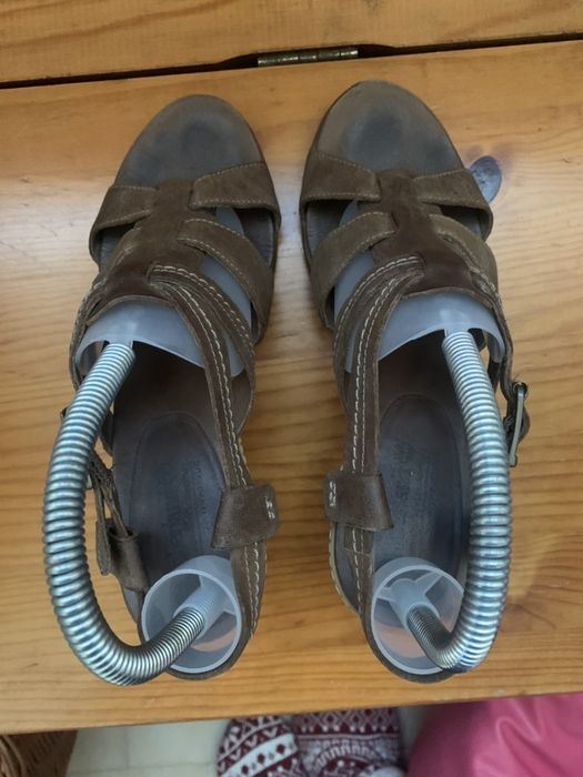 Sandálias Timberland Couro Castanho Anti-Fadiga t39