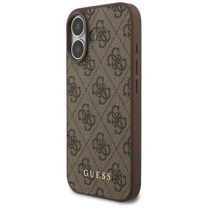 Etui do iPhone 17 Guess 4G Classic brązowy