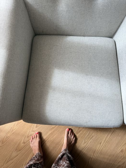 Poltrona Ikea Cinza Claro
