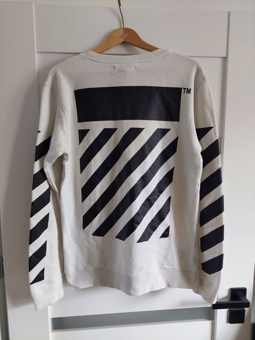 Bluza z nadrukiem biała M