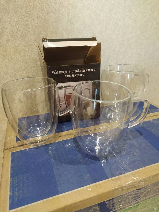 Чашка с двойными стенками