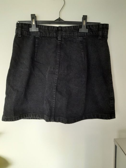 Spódnica jeansowa czarna Bershka M