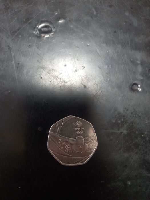 Монета 50 пенсів 2016