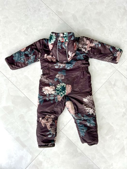 Śliczny zimowy bardzo ciepły kombinezon dziewczęcy  Lodger 86cm 18-24m