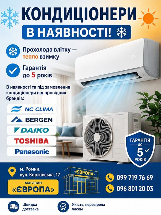 Кондиціонер NC CLIMA MANCHESTER