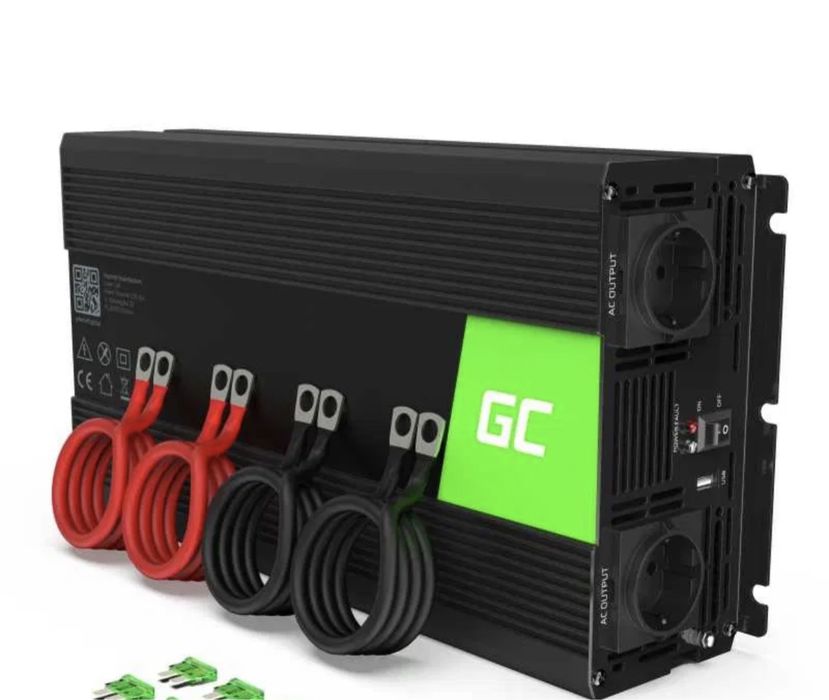 Зарядна станція інвертор 2000 — 4000W, акумулятор 2шт по 190, зарядка