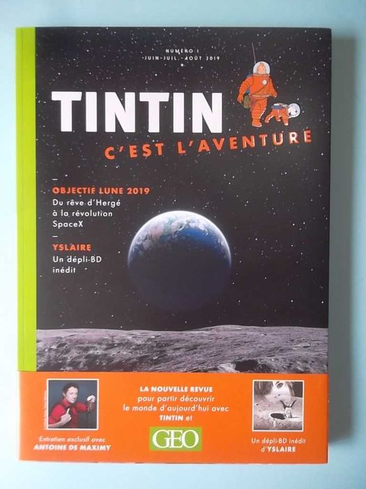 TINTIN C'est La Aventure! Dossier Revista GEO Nº 1, 2, 6, 9
